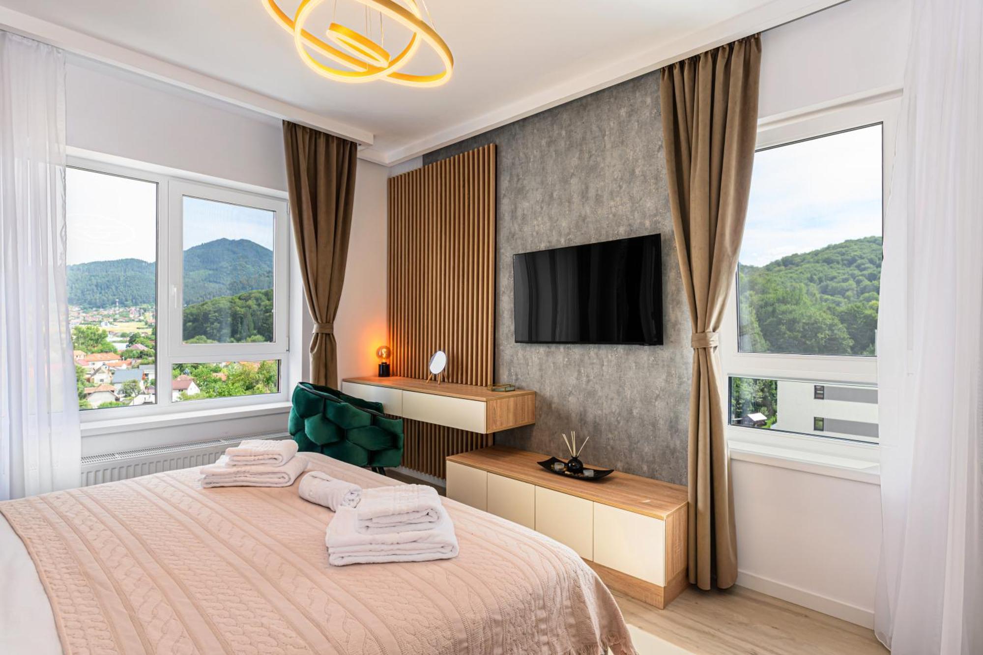 Mountain View Retreat Apartment - Braszów Zewnętrze zdjęcie